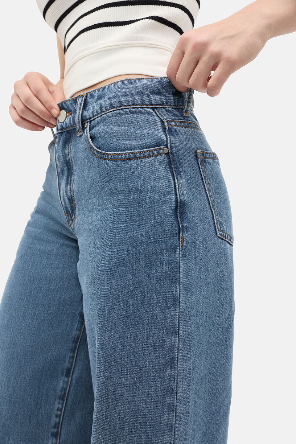 Core Straight Denim Jean  Classic Blue