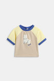 Bunny Colourblock Tee  Milk Tea  hi-res