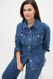 Denim Cinch Waist Jacket  Heritage Wash  hi-res