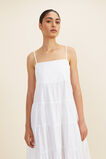 Poplin Tiered Maxi Dress  Whisper White  hi-res