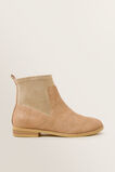 Gold Metallic Knit Boot  Gold  hi-res