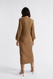 Mini Cable Knit Midi Dress  Deep Brass  hi-res