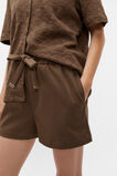 Casual Jogger Short  Dark Praline  hi-res
