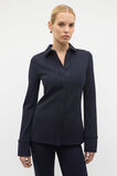 Compact Rib Polo Top  Twilight Blue  hi-res