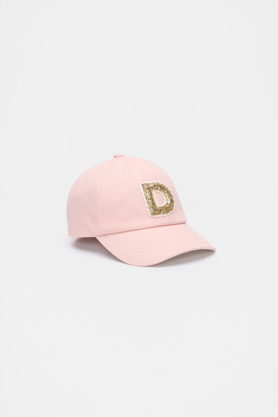 Pink Initial Cap  D