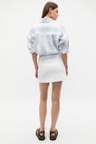 Core Denim Mini Skirt  White  hi-res