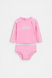 Logo Rashsuit Set  Candy Pink  hi-res