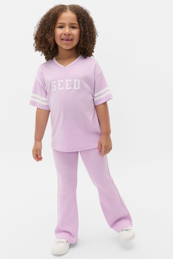 Sports Stripe Logo Tee  Orchid  hi-res