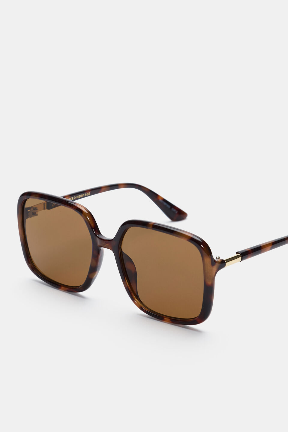 Jess Oversized Sunglasses  Dark Tort
