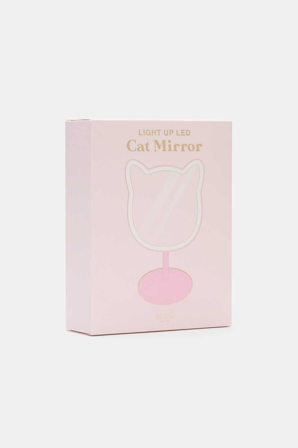 Light Up Cat Mirror  Pink