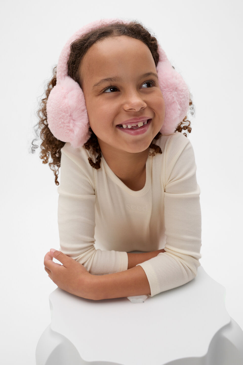 Cosy Ear Muffs  Pink Lemonade