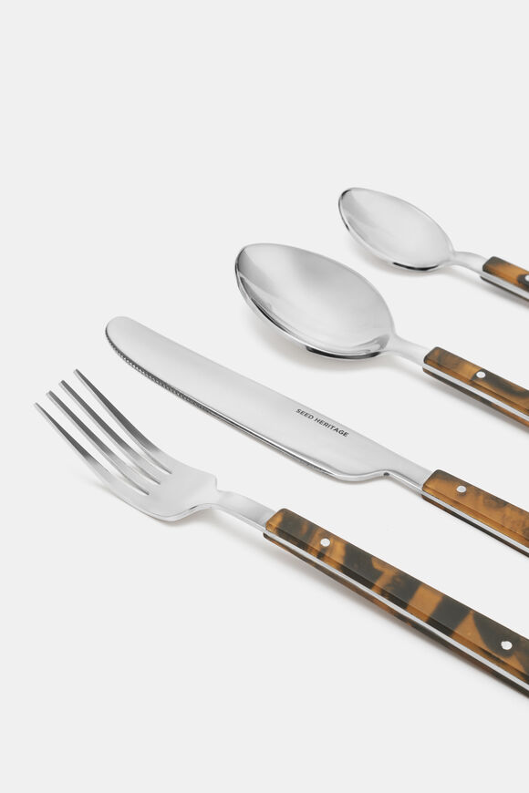 Remi Cutlery Set of 16  Tort  hi-res