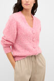 Lofty Relaxed Cardigan  Bubblegum Pink Marle  hi-res