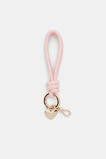 Loop Heart Keyring  Pale Blossom  hi-res