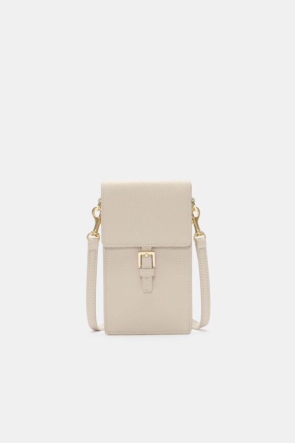 Leather Everyday Crossbody  Cream  hi-res