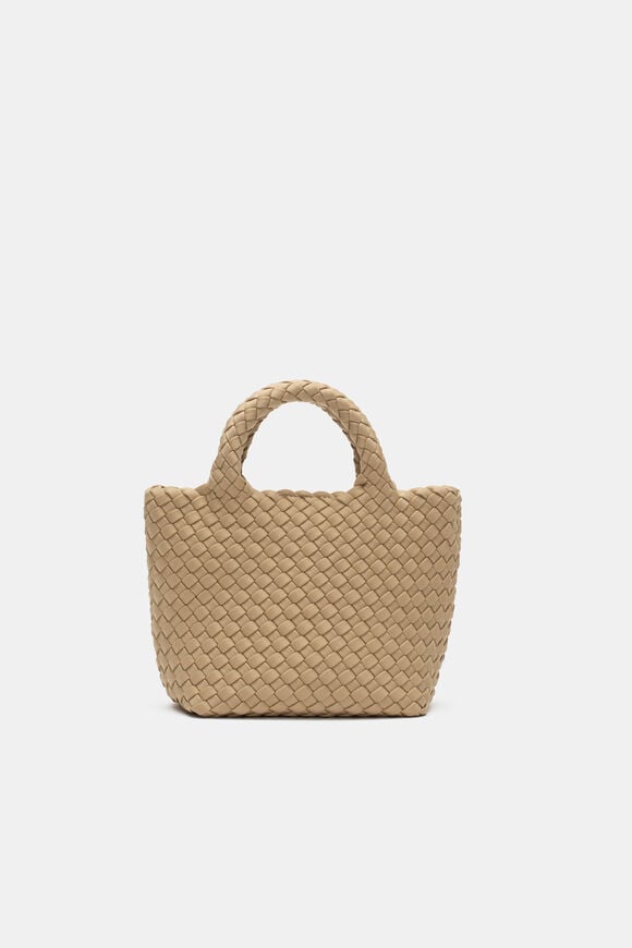 Woven Textured Crossbody Bag  Sandstone  hi-res