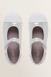 Mary Jane Canvas Shoes  Silver  hi-res