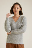 V Neck Chunky Sweater    hi-res