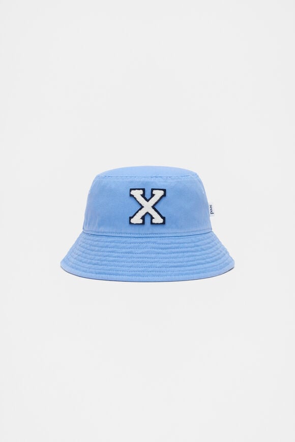 Blue Initial Bucket Hat  X  hi-res