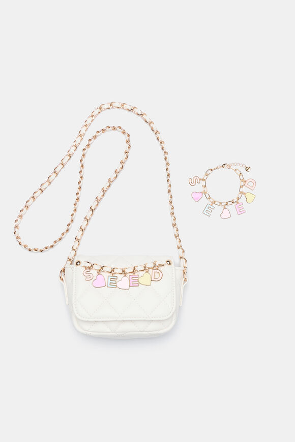Quilted Charm Bag  Classic Cream  hi-res