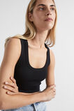 Core Rib Singlet  Black  hi-res