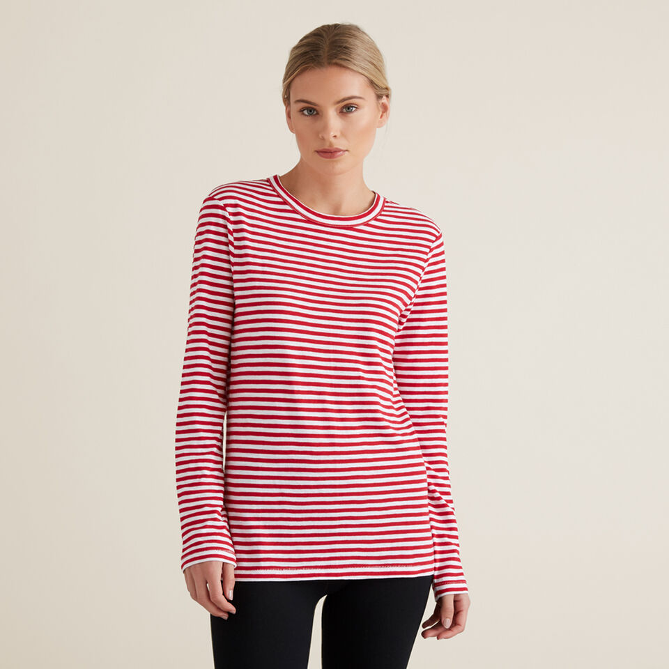 Long Sleeve Slim Basic Tee  