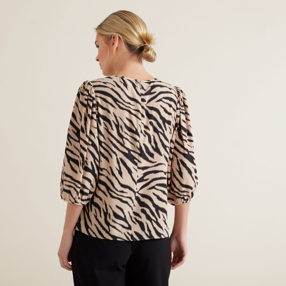 Sketchy Zebra Blouse  