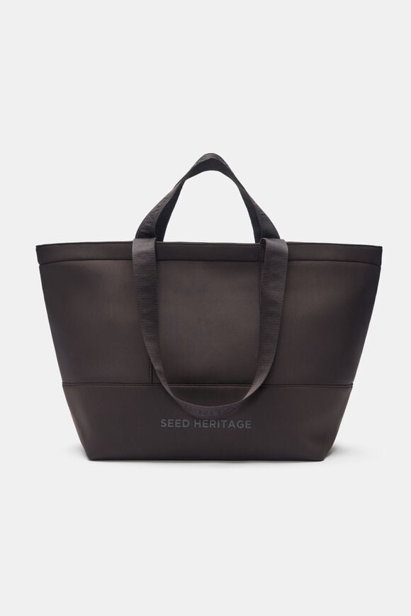 Seed Overnight Tech Tote  Coffee Bean  hi-res