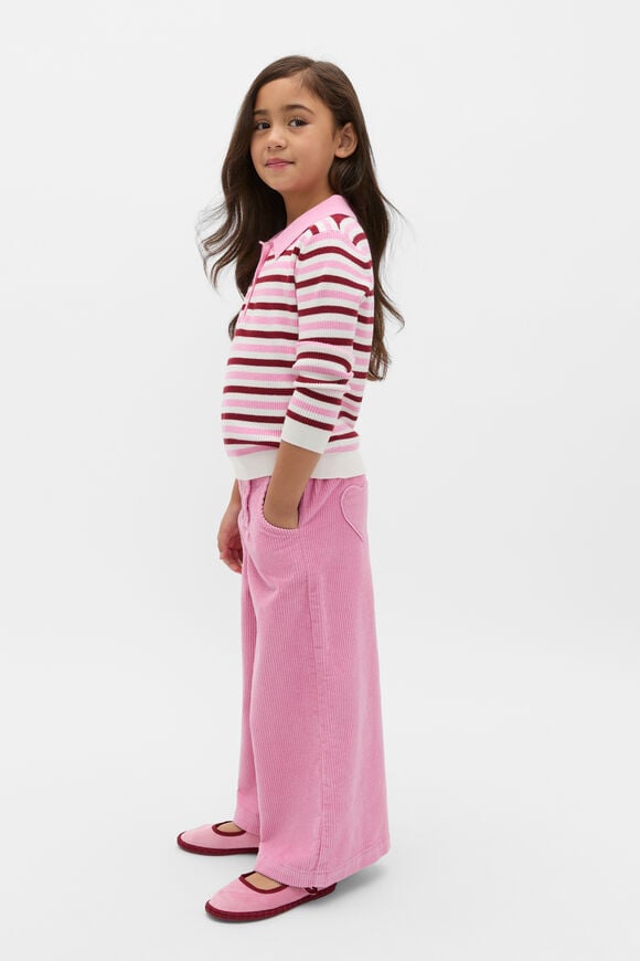 Stripe Knit Sweater  Multi  hi-res