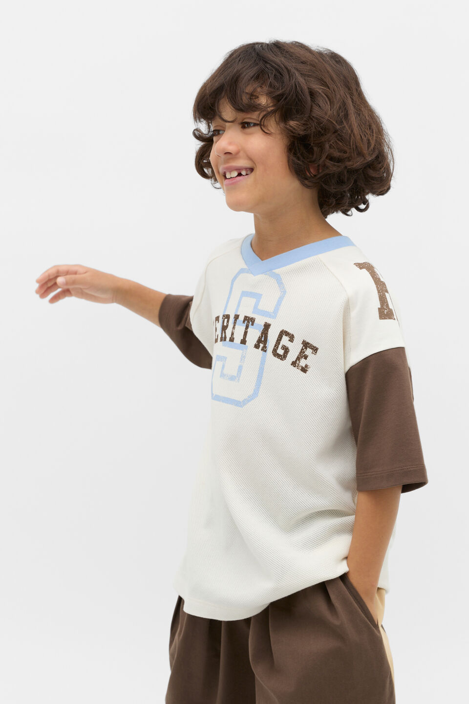 Seed Sports Mesh Tee  Classic Cream