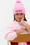 Seed Embroidered Beanie  Candy Pink  hi-res