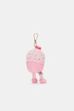 Cupcake Bag Charm  Pink Lemonade  hi-res