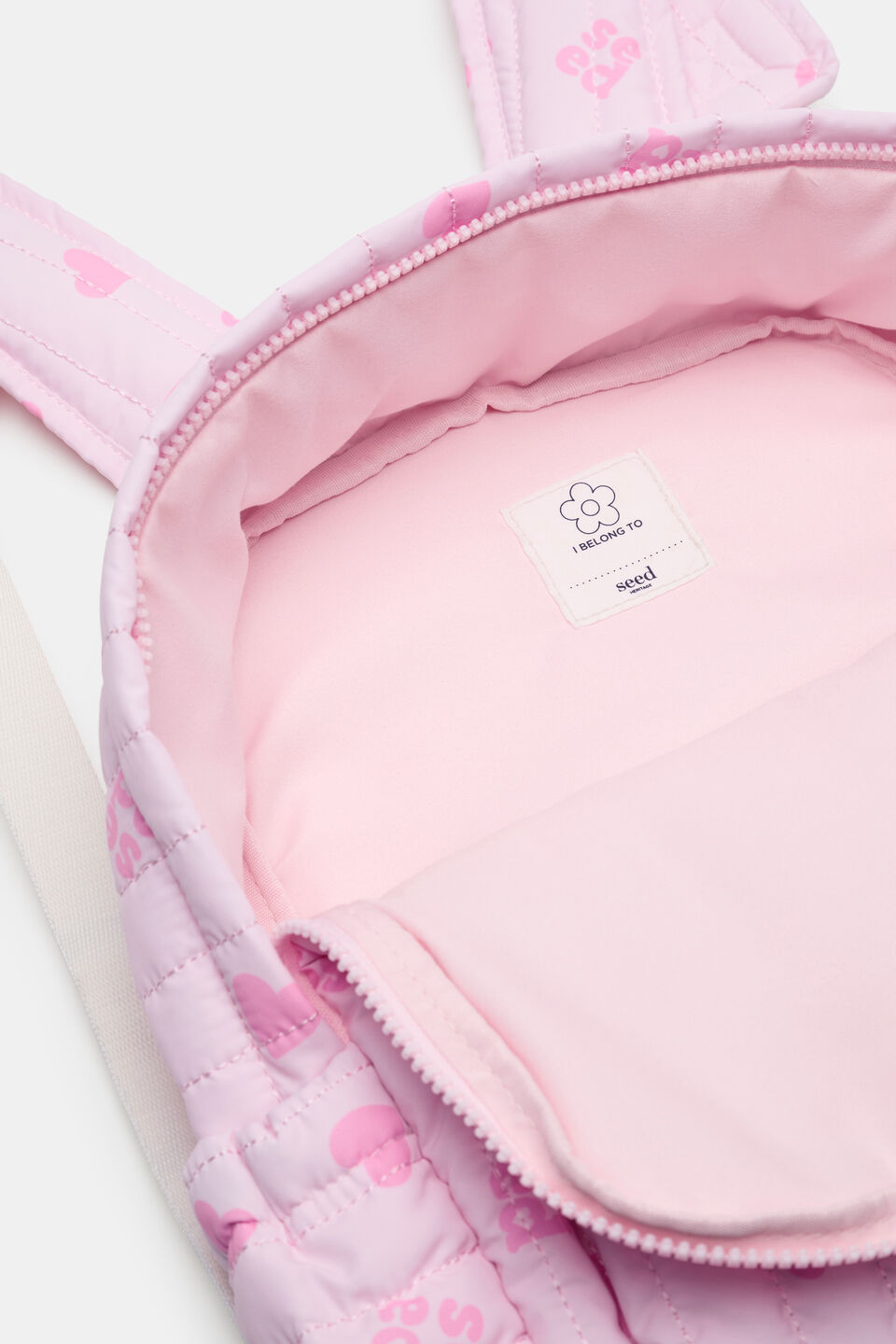 Baby Quilted Backpack  Heart