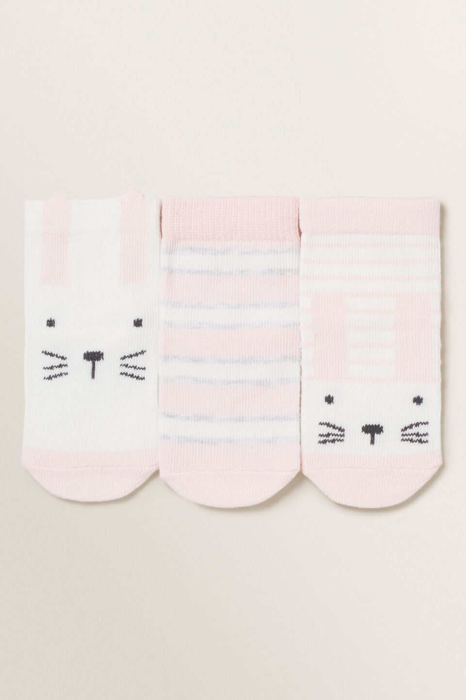 3 Pack Bunny Socks  