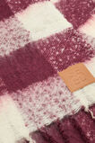 Check Textured Scarf  Plum Multi  hi-res