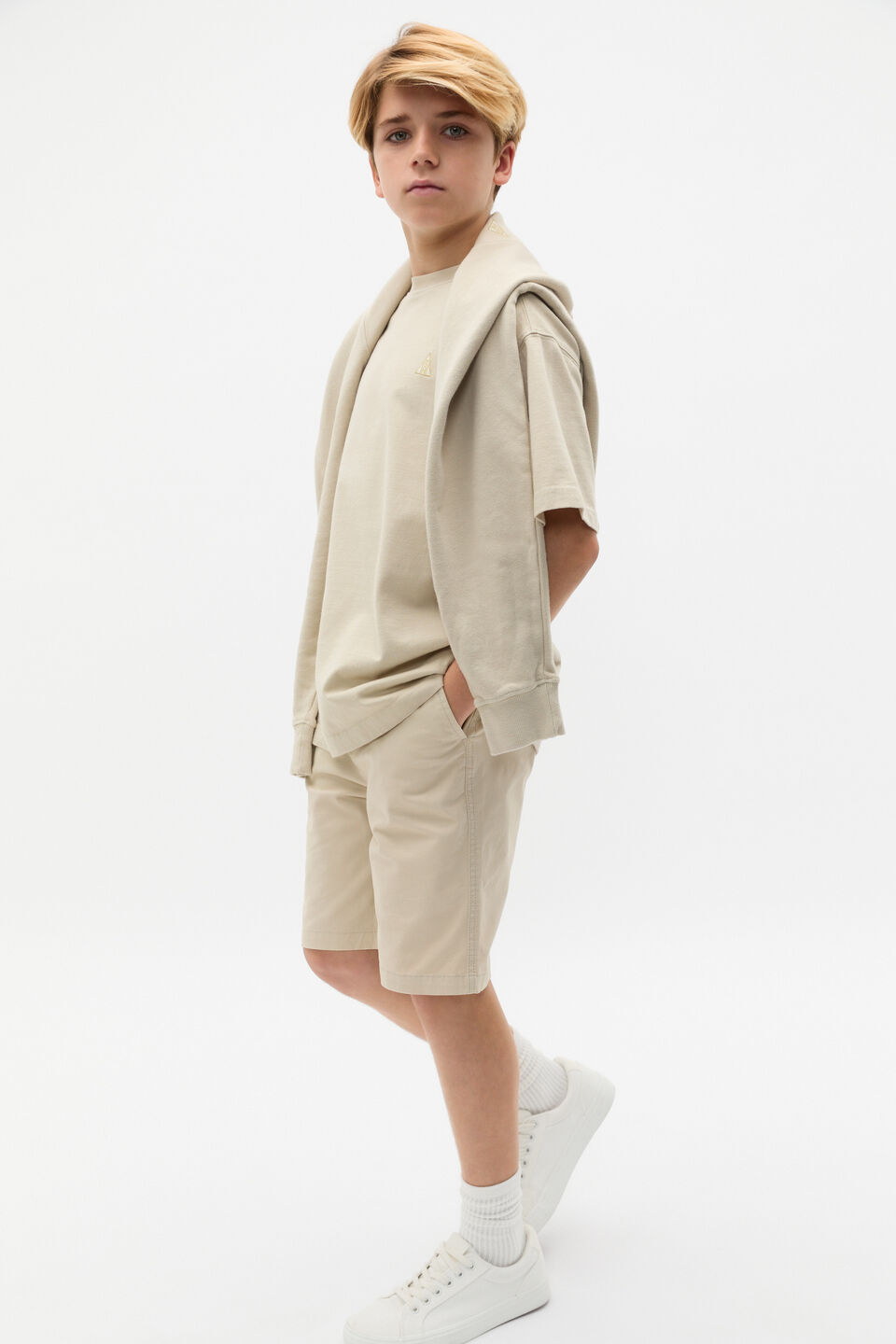 Garment Dye Tee  Cool Stone