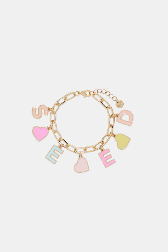 Seed Charm Bracelet  Multi  hi-res