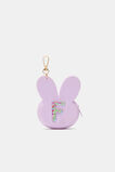 Bunny Silicone Initial Keyring  F  hi-res