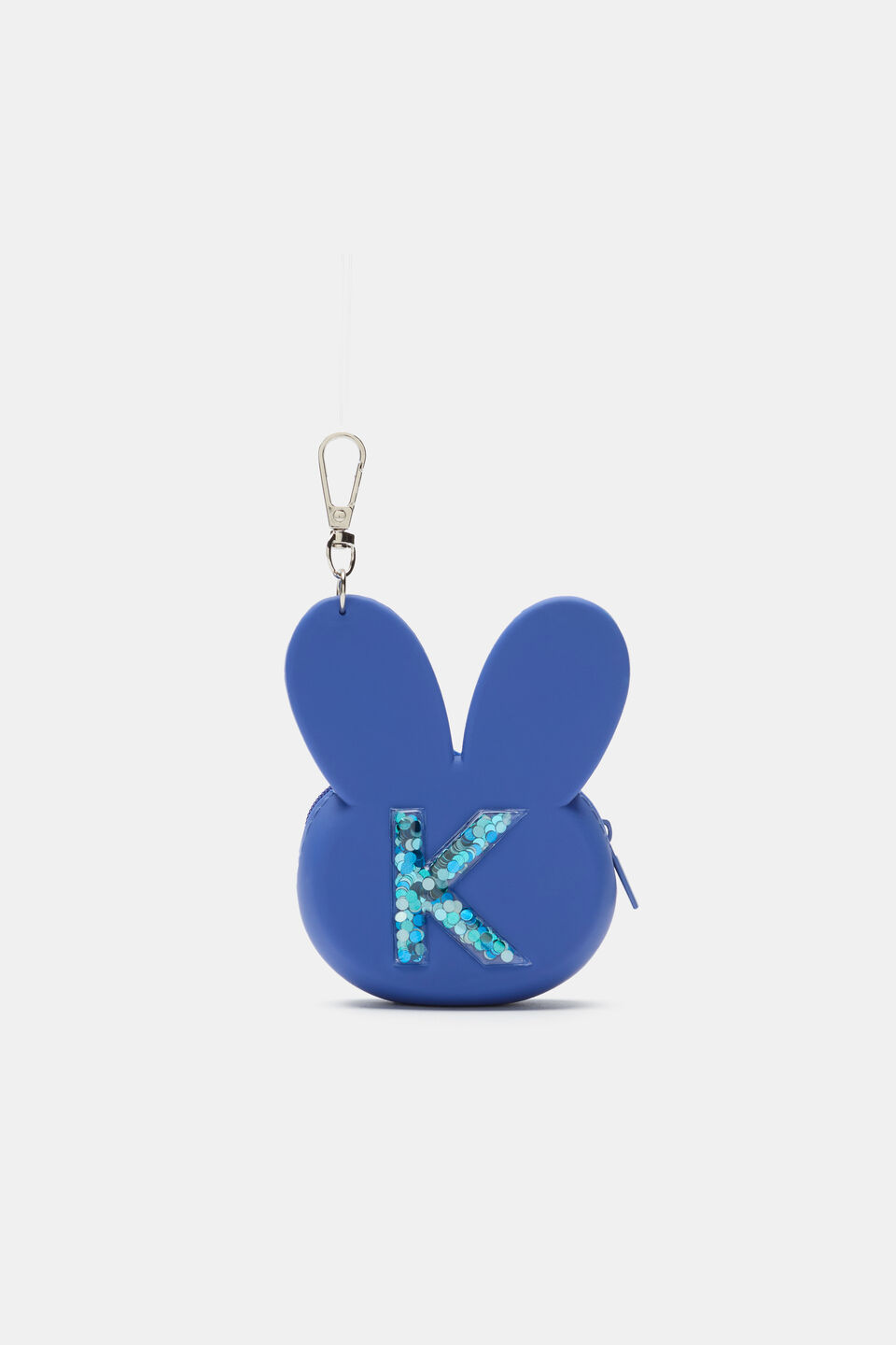Bunny Silicone Initial Keyring  K