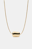 Pebble Necklace  Gold  hi-res