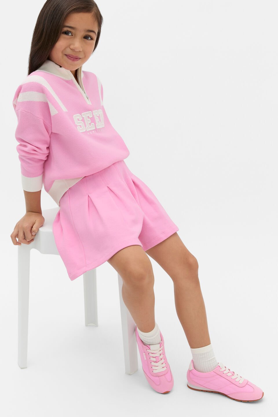 Pleat Skort  Candy Pink
