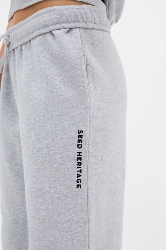 Roll Waist Logo Track Pant  Cloud Grey Marle  hi-res