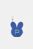 Bunny Silicone Initial Keyring  P  hi-res