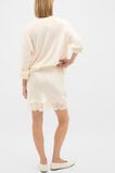 Lace Trim Mini Skirt  Coconut Cream  hi-res