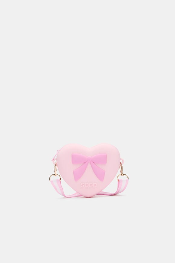 Silicone Heart Bag  Pink Lemonade  hi-res