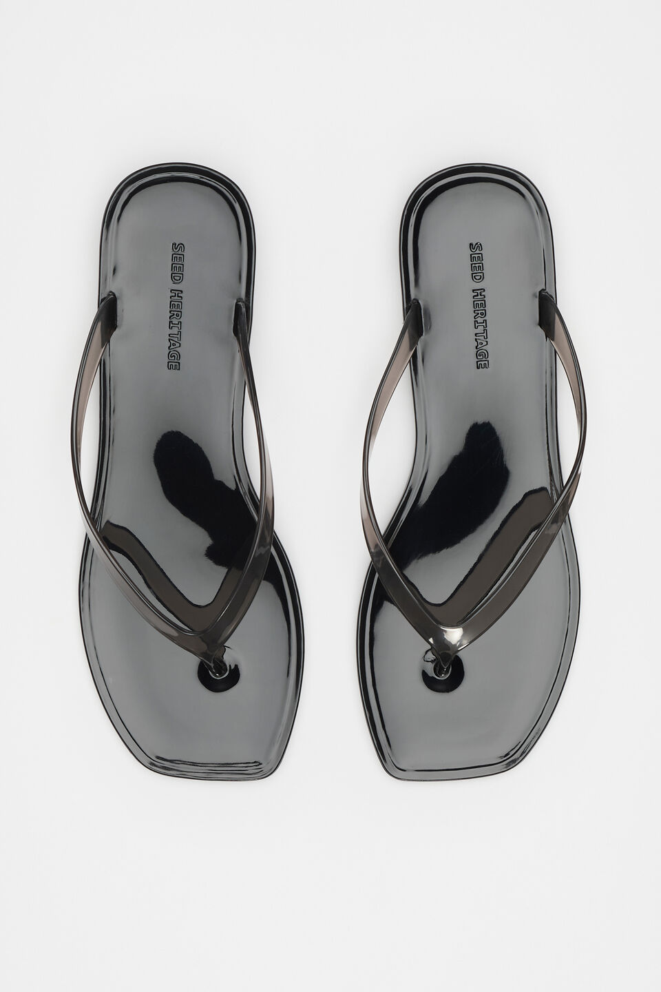 Elle Jelly Flip Flop  Black