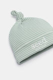 Core Rib Logo Hat  Sage Stripe  hi-res