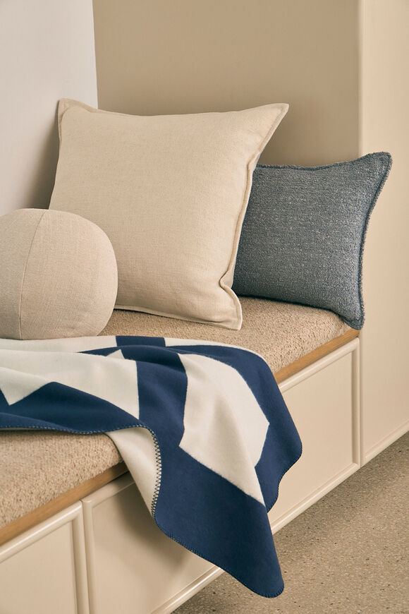 Boucle Cushion  Steel Blue  hi-res