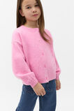 Fluffy Knit Cardigan  Candy Pink  hi-res