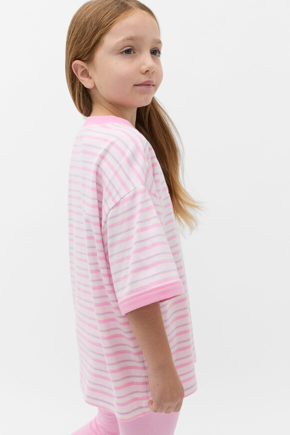 Stripe Logo Tee  Multi  hi-res